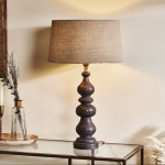 Vintage Wooden Desk Lamp: Perfect for Chinese Study Room