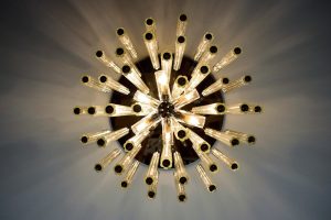 Photo Smart dimming and color adjustment table lamp, suitable for bedroom