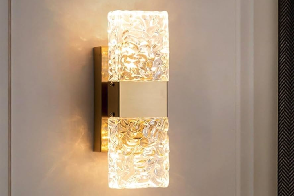 Lámpara de pared de vidrio moderna