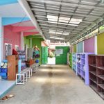 La lámpara creativa de pájaro de círculo para decorar el jardín de infantes