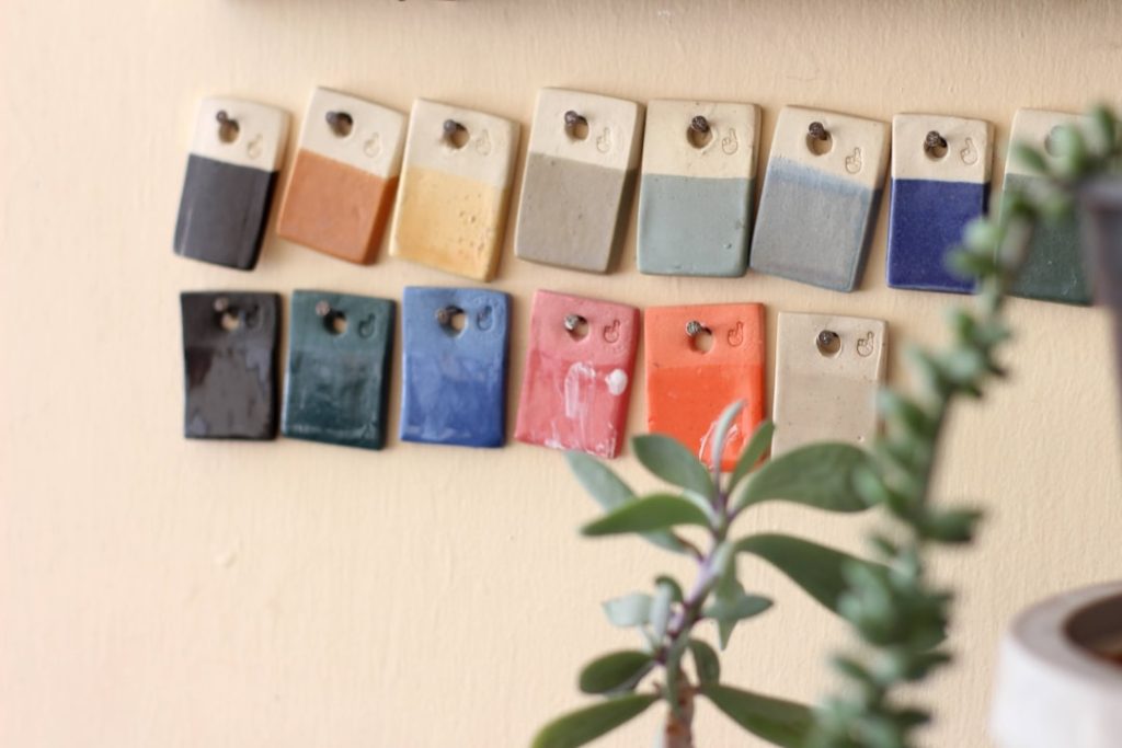 Photo ceramic wall sconce