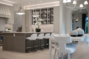 Photo breakfast bar lighting